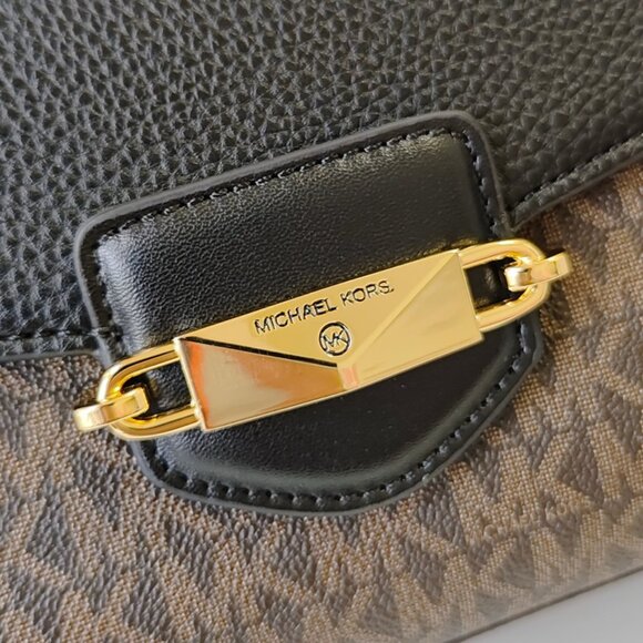 Navy Blue Michael Kors Fleur Ladies Crossbody Underarm Bag - Picture 8 of 10